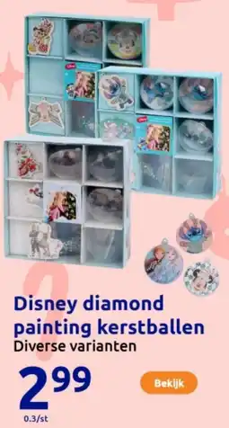 Action Disney diamond painting kerstballen aanbieding