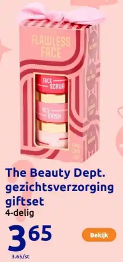 Action The Beauty Dept. gezichtsverzorging giftset aanbieding