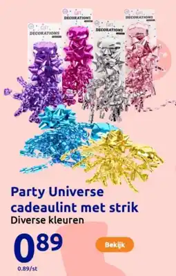Action Party Universe cadeaulint met strik aanbieding
