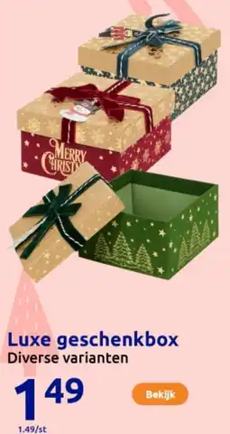 Action Luxe geschenkbox aanbieding