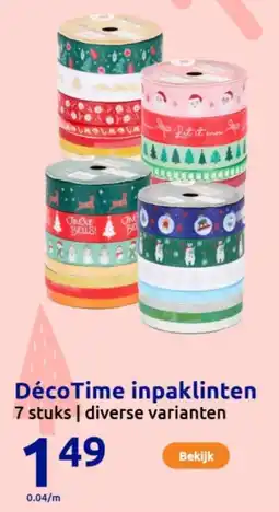 Action DécoTime inpaklinten aanbieding