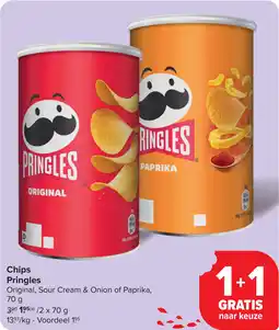 Carrefour Chips Pringles aanbieding