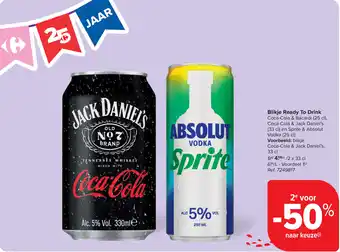 Carrefour Blikje Ready To Drink aanbieding