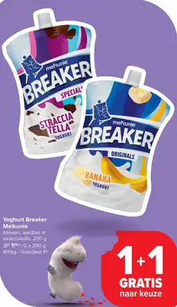 Carrefour Yoghurt Breaker Melkunie aanbieding