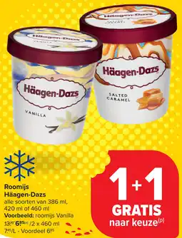 Carrefour Roomijs Häagen-Dazs aanbieding