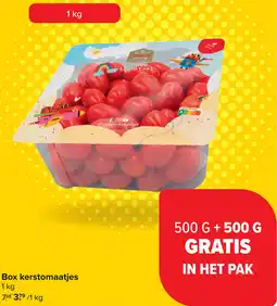 Carrefour Box Kerstomaatjes aanbieding