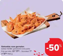 Carrefour Gekookte Roze Garnalen aanbieding