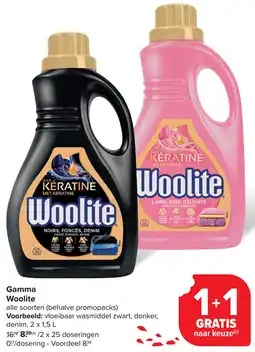 Carrefour Gamma Woolite aanbieding