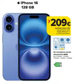 Carrefour Apple iPhone 16 aanbieding