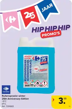 Carrefour Ruitensproeier winter 25th Anniversary Edition aanbieding
