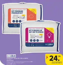 Carrefour Bleucalin Hoofdkussen + dekbed aanbieding