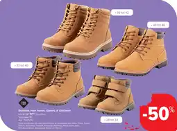Carrefour Bottines voor heren, dames of kinderen aanbieding