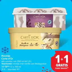 Carrefour Roomijs Carte d'Or aanbieding