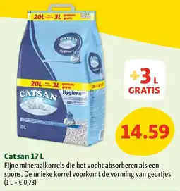 Maxi Zoo Catsan 17 L aanbieding