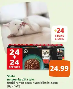 Maxi Zoo Sheba natvoer kat 24 stuks aanbieding