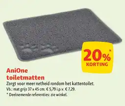 Maxi Zoo AniOne toiletmatten aanbieding