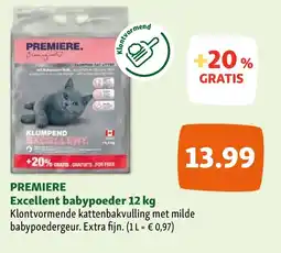Maxi Zoo PREMIERE Excellent babypoeder 12 kg aanbieding