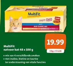 Maxi Zoo MultiFit natvoer kat 48 x 100 g aanbieding