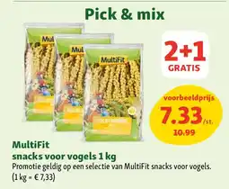 Maxi Zoo MultiFit snacks voor vogels 1 kg aanbieding