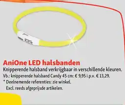 Maxi Zoo AniOne LED halsbanden aanbieding