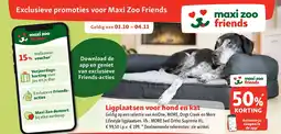 Maxi Zoo Ligplaatsen voor hond en kat aanbieding