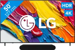 Coolblue LG 50 QNED82 4K (2025) + Sonos Ray Noir aanbieding