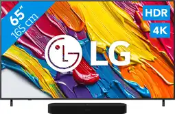 Coolblue LG 65 QNED82 4K (2025) + Sonos Beam Gen2 Noir aanbieding