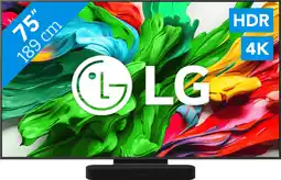 Coolblue LG 75 QNED86 EVO 4K (2025) + Sonos Beam Gen2 Noir aanbieding