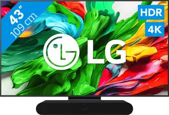 Coolblue LG 43 QNED86 EVO 4K (2025) + Sonos Ray Noir aanbieding
