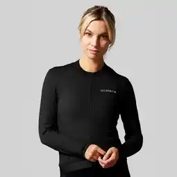 Decathlon Thermo Fleece Fietsshirt Dames Wielerjack Lange Mouwen Wielerkleding Fietsjas aanbieding