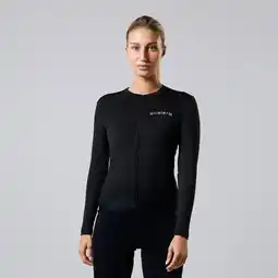 Decathlon Thermo Fleece Fietsshirt Dames Wielerjack Lange Mouwen Wielerkleding Fietsjas aanbieding