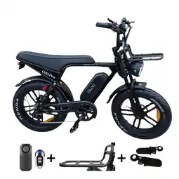 Decathlon OUXI C80 PRO 2025 Edition E-bike, fatbike inclusief alarm en Voorrekje aanbieding