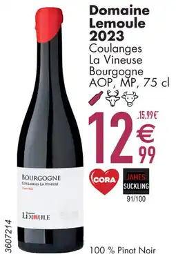 Cora Domaine Lemoule 2023 aanbieding