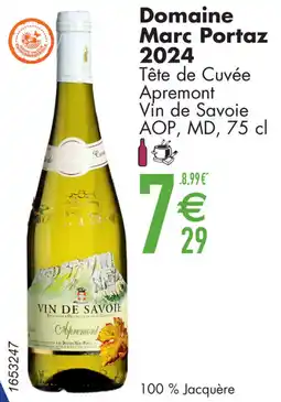 Cora Domaine Marc Portaz 2024 aanbieding
