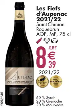 Cora Les Fiefs d'Aupenac 2021 / 22 aanbieding