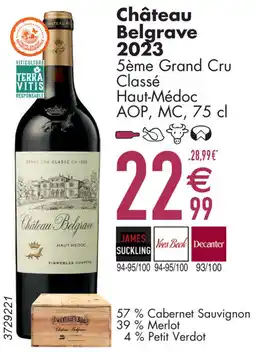 Cora Château Belgrave 2023 aanbieding