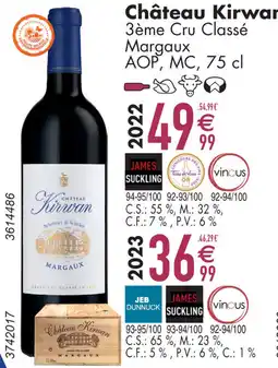 Cora Château Kirwan aanbieding