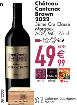 Cora Château Cantenac Brown 2022 aanbieding