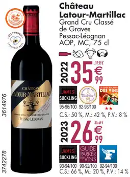 Cora Château Latour-Martillac aanbieding