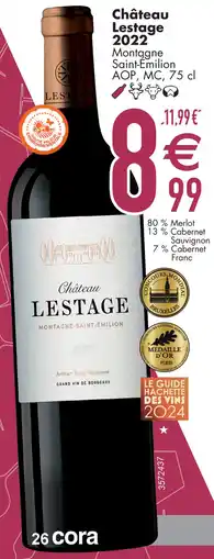 Cora Château Lestage 2022 aanbieding