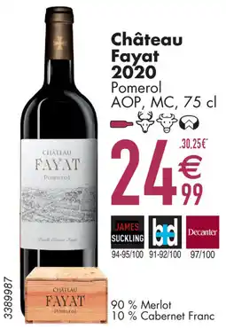 Cora Château Fayat 2020 aanbieding