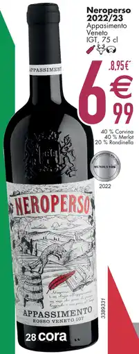 Cora Neroperso 2022 / 23 aanbieding