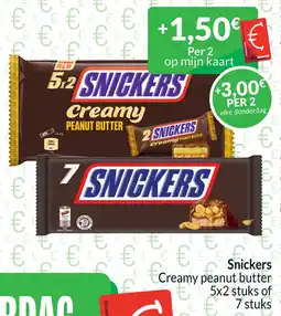 Intermarché Snickers aanbieding