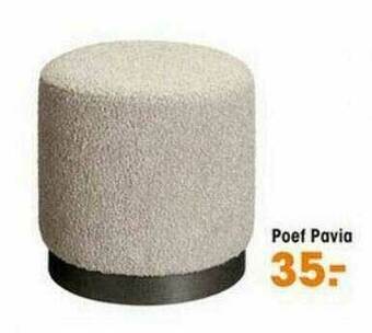 Kwantum Poef Pavia aanbieding