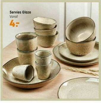 Kwantum Servies Glaze aanbieding