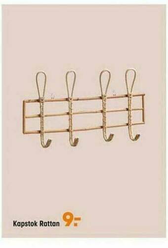 Kwantum Kapstok Rattan aanbieding
