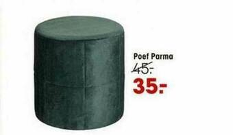 Kwantum Poef Parma aanbieding