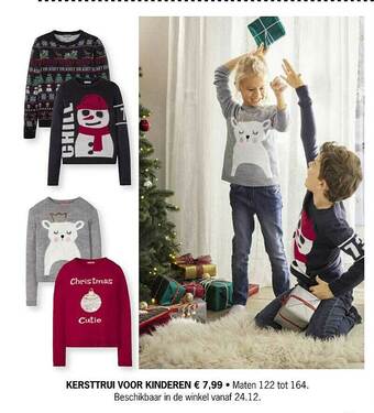 Lidl Kersttrui Voor Kinderen aanbieding