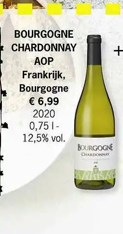 Lidl Bourgogne Chardonnay Aop aanbieding
