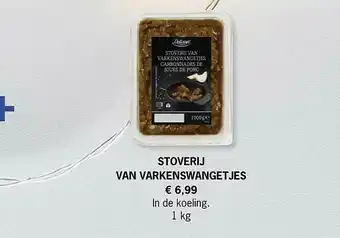 Lidl Stoverij Van Varkenswangetjes aanbieding